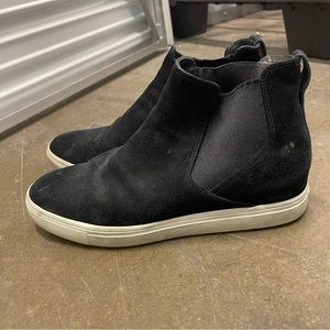 Vince Black Suede Sneakers Size 9